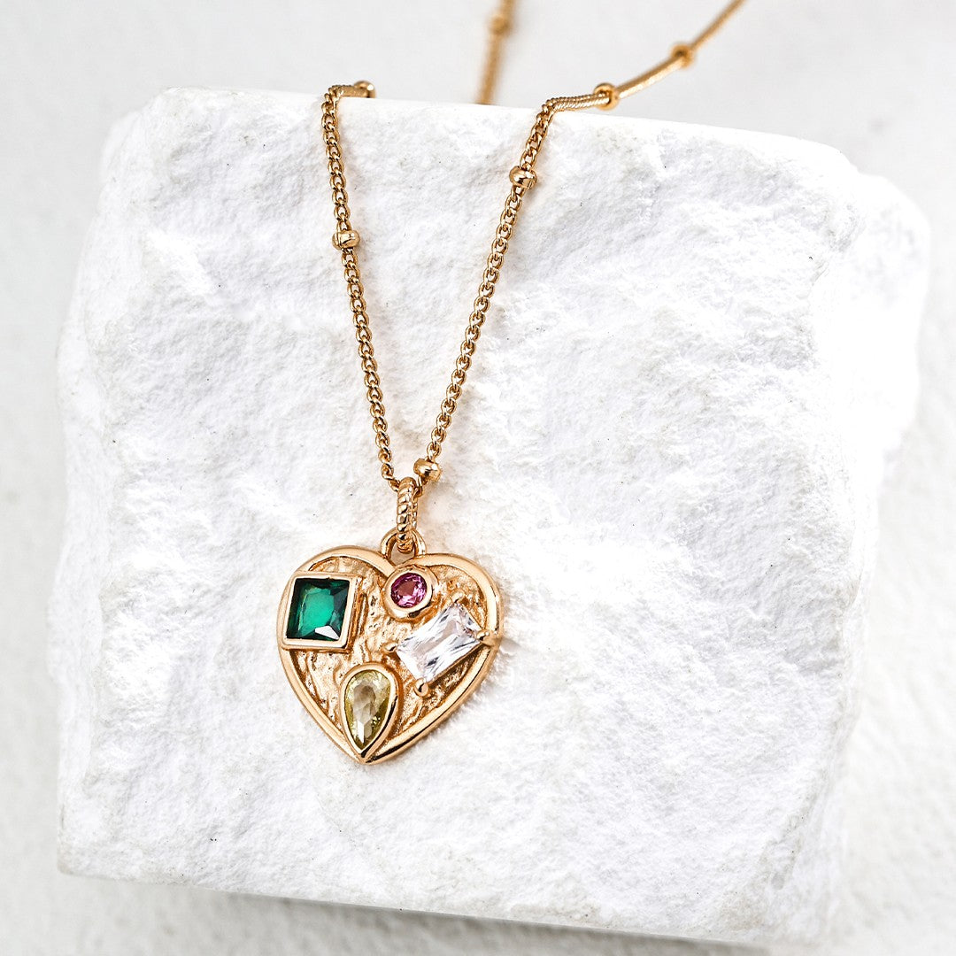 Heart Shaped Pendant  Necklace Ⅳ