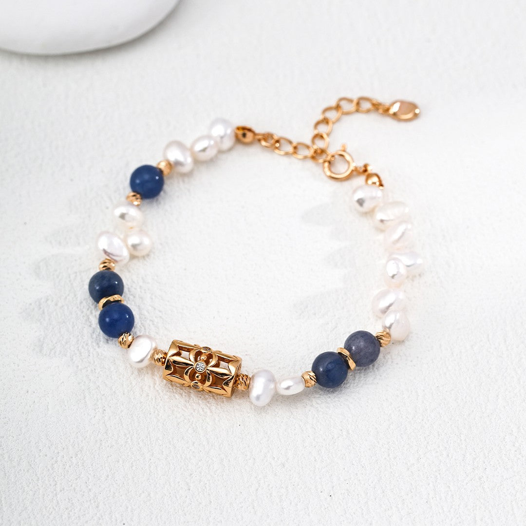 Aventurine&Pearl Bracelet