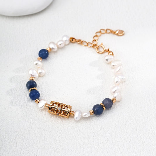Aventurine&Pearl Bracelet