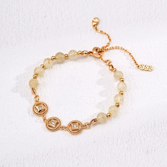 Coin Shaped Accessory Bracelet
