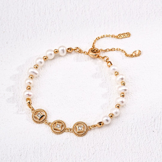 Coin Shaped Accessory Bracelet