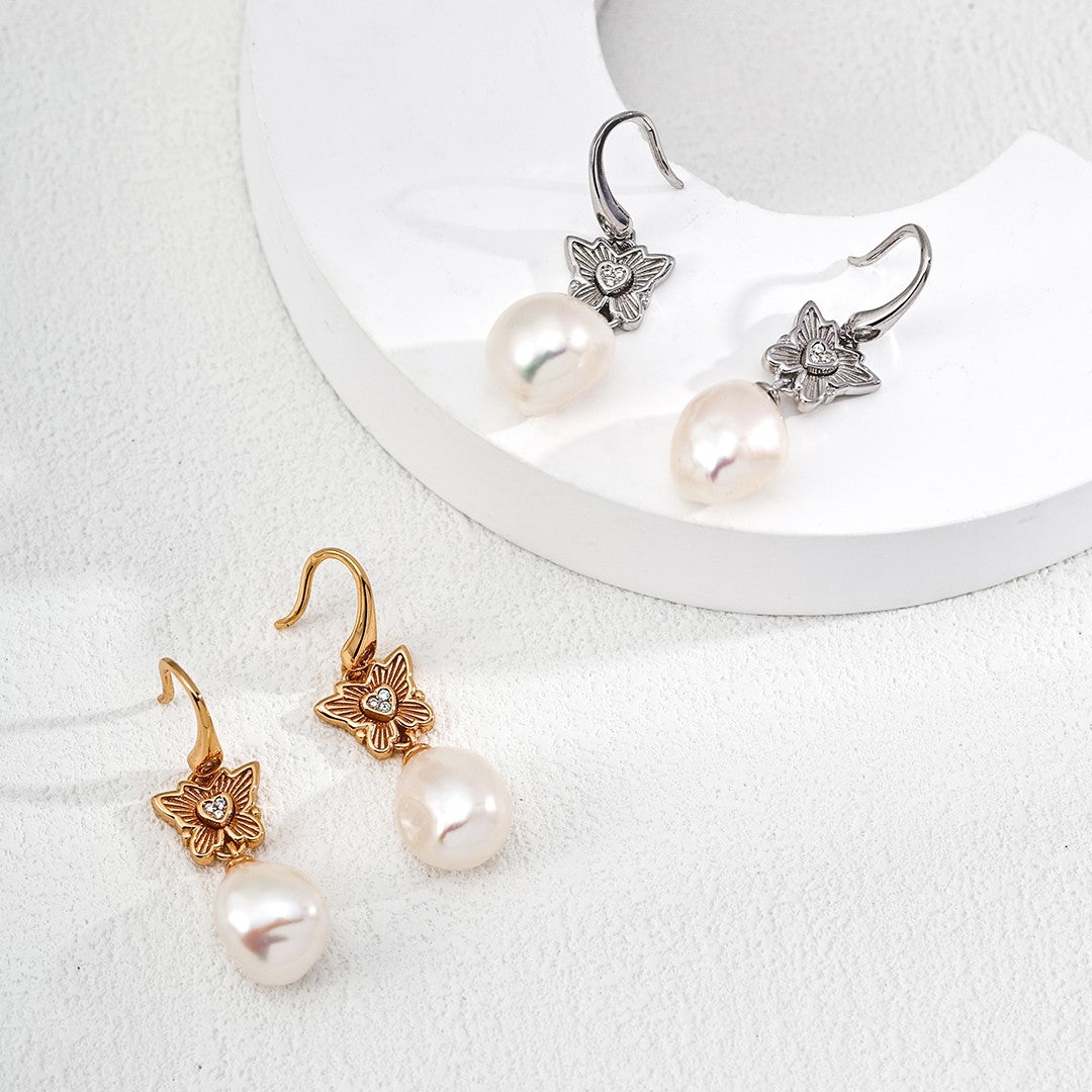 Pearl Pendant Earrings Ⅺ