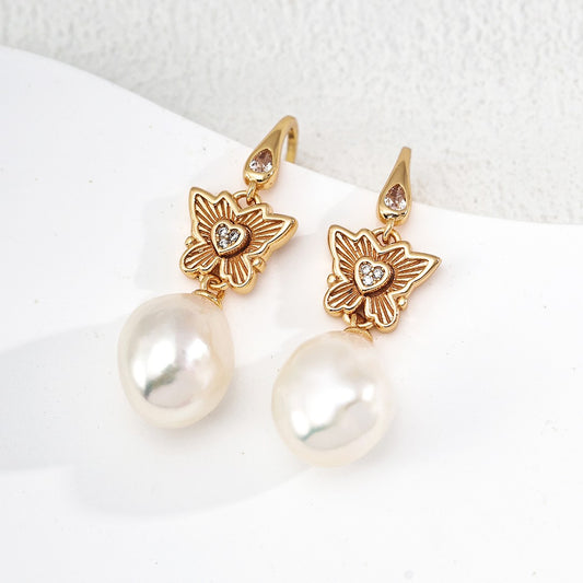 Pearl Pendant Earrings Ⅺ