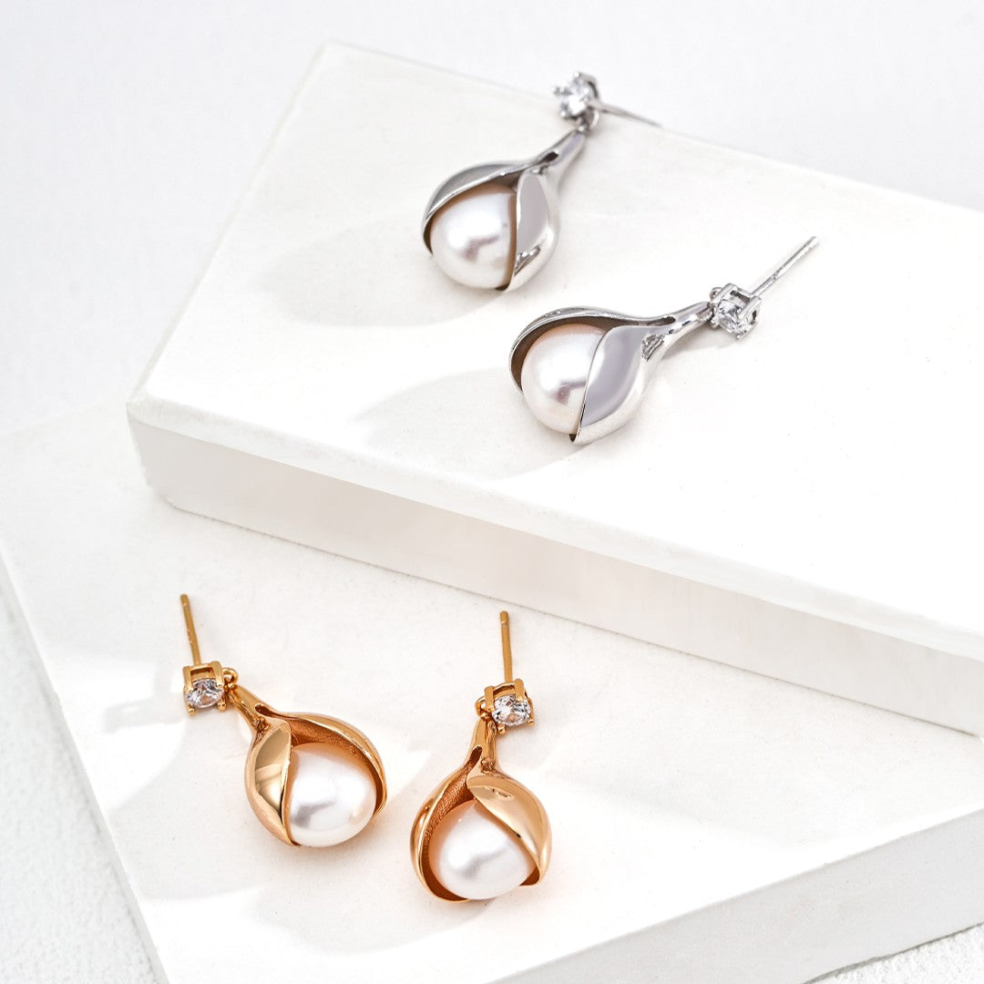 Pearl Pendant Earrings Ⅻ