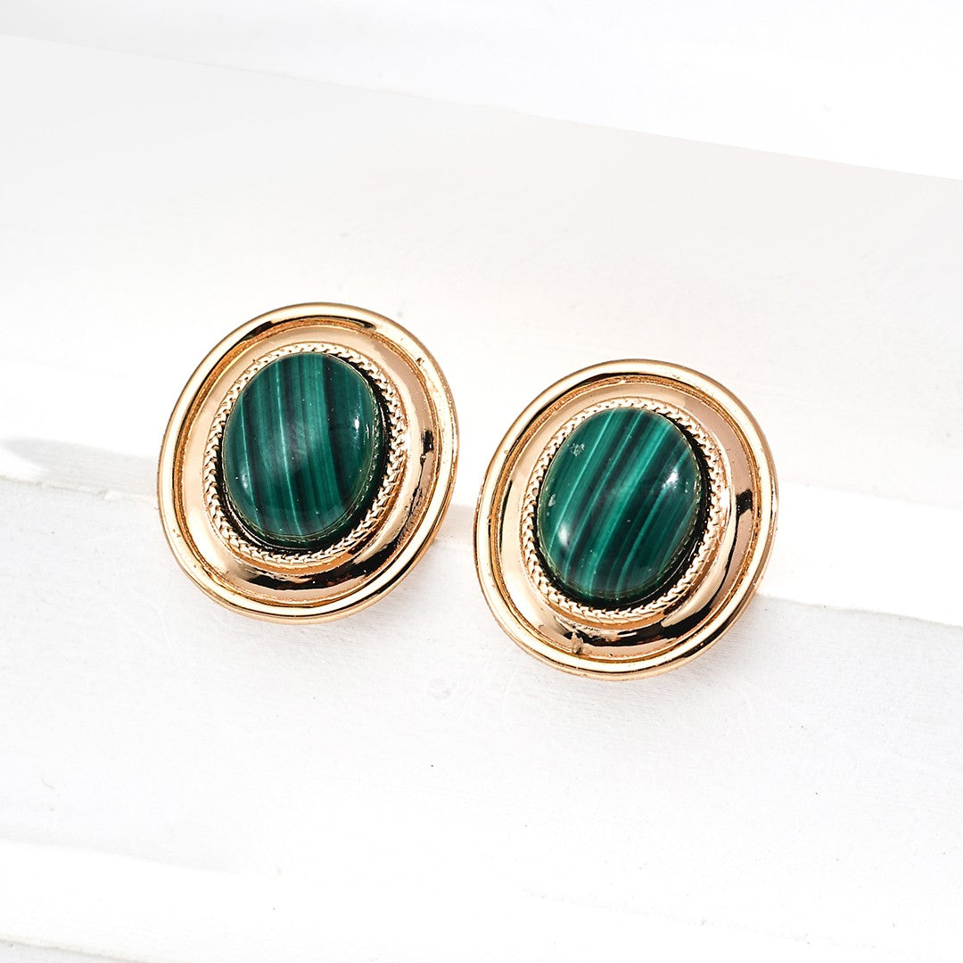Malachite Earrings Ⅲ