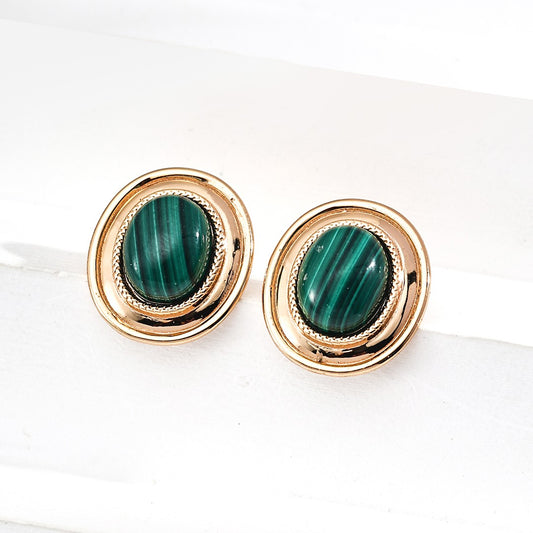Malachite Earrings Ⅲ