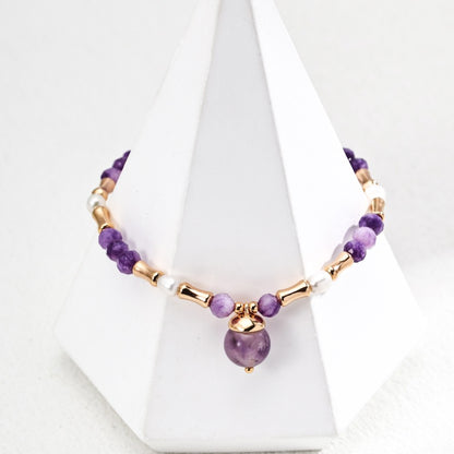 Amethyst＆Pearl Bracelet