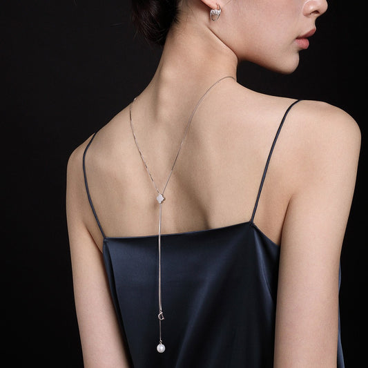 Collar largo de plata Ⅱ