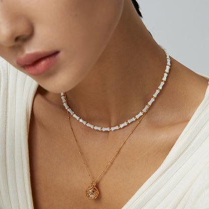Bamboo Shell Necklace