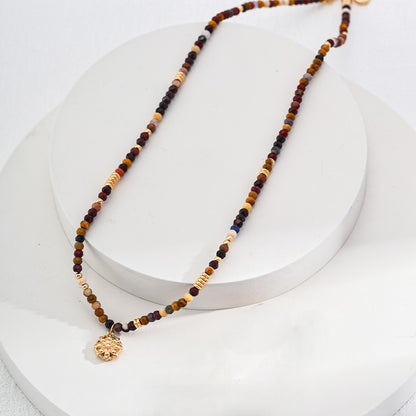 Egg Yolk Stone Necklace