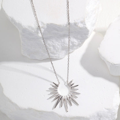 Sunburst Shaped Necklace