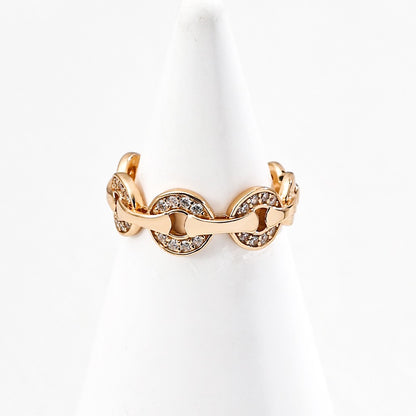 Circular Zircon Ring