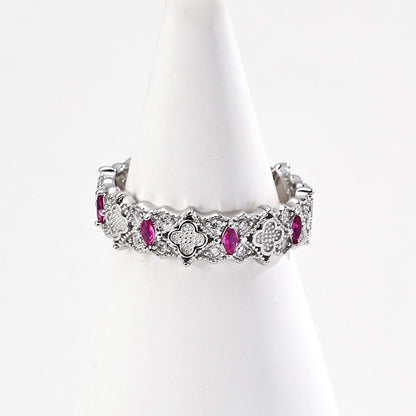Engraved Zircon Ring Ⅲ