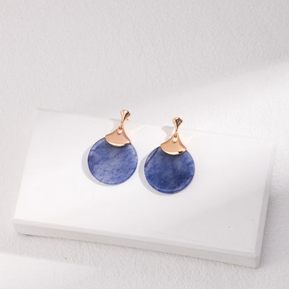 Blue Aventurine Earrings Ⅰ