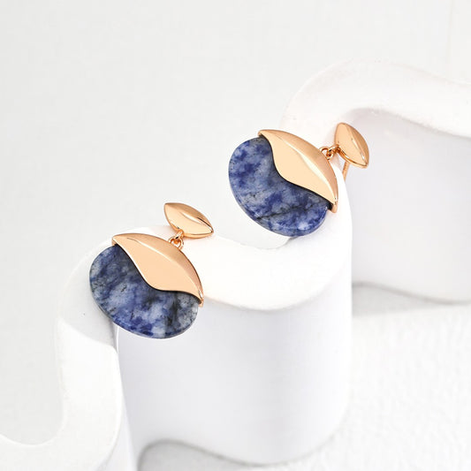Blue Aventurine Earrings Ⅱ
