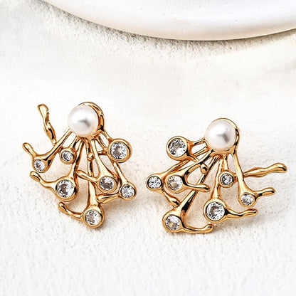 Pearl＆Zircon Jewelry Set