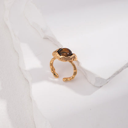 Tiger-Eye Stone Ring Ⅰ