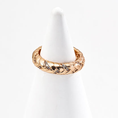 Zircon Inlaid Ring Ⅱ