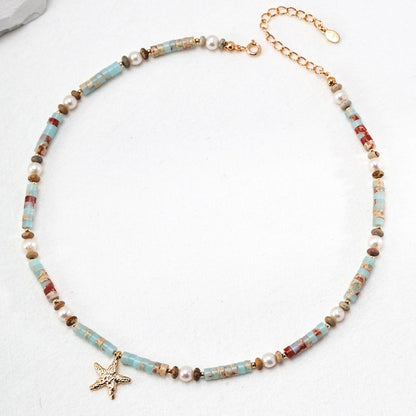 Shoushan Stone Pearl Jewelry Set
