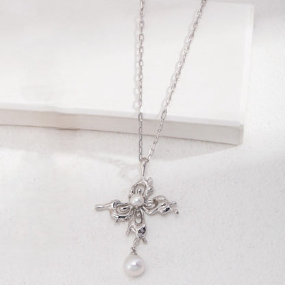 Butterfly Shaped Pendant Necklace