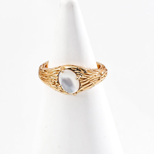 Shell Inlaid Ring