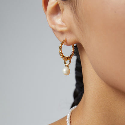 Pearl Pendant Earrings Ⅵ