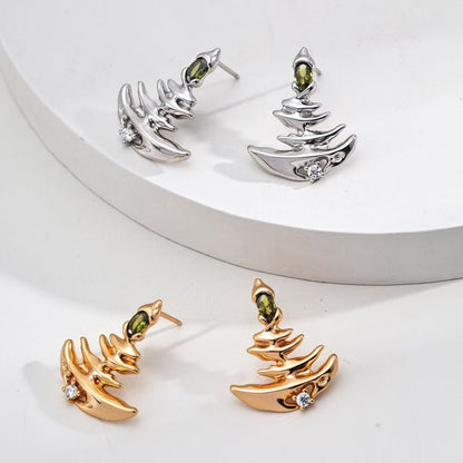 Water Ripple Shaped Earrings