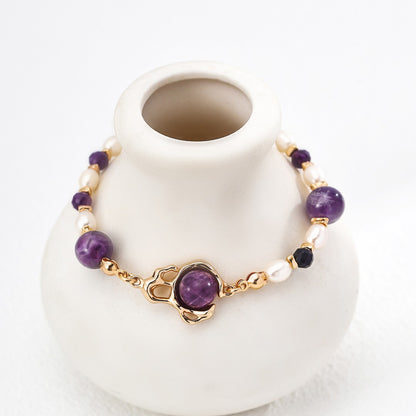 Amethyst＆Pearl Bracelet