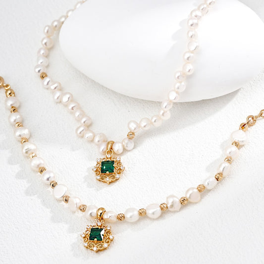 Synthetic Zircon Pendant Jewelry set