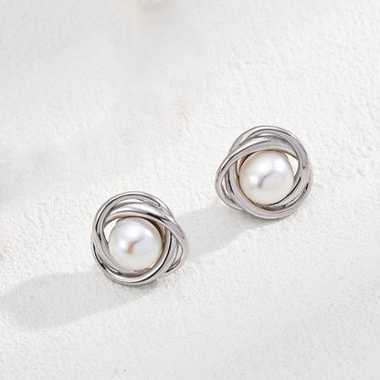 Pearl Stud Earrings Ⅱ