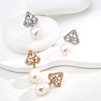 Pearl Pendant Earrings Ⅷ