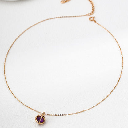 Amethyst＆Pearl Jewelry Set