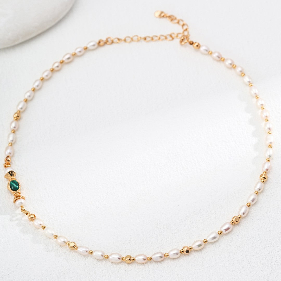 Malachite＆Pearl Jewelry Set Ⅰ