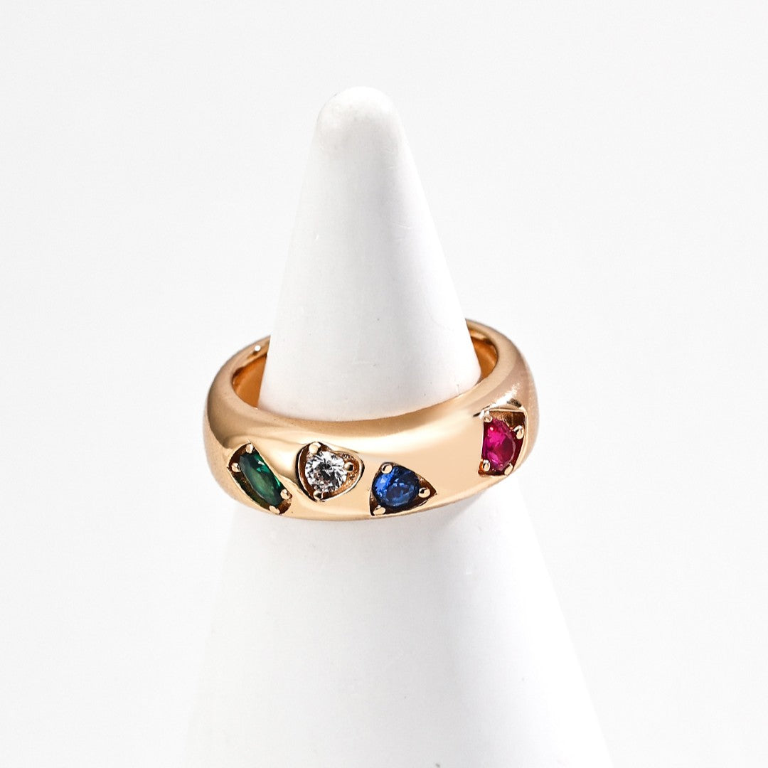Multicolor Zircon Jewelry Set