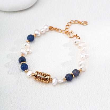 Aventurine＆Pearl Bracelet