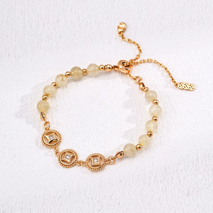 Coin Shaped Accessory Bracelet
