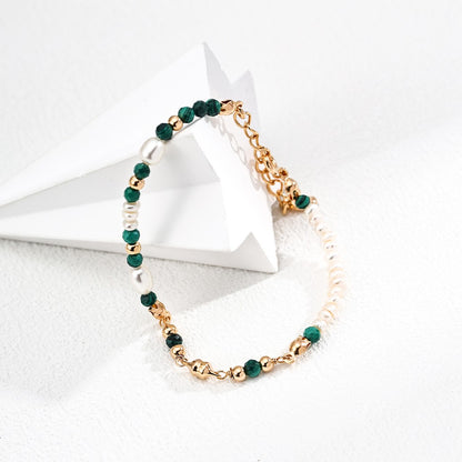 Pearl＆Malachite Bracelet Ⅲ