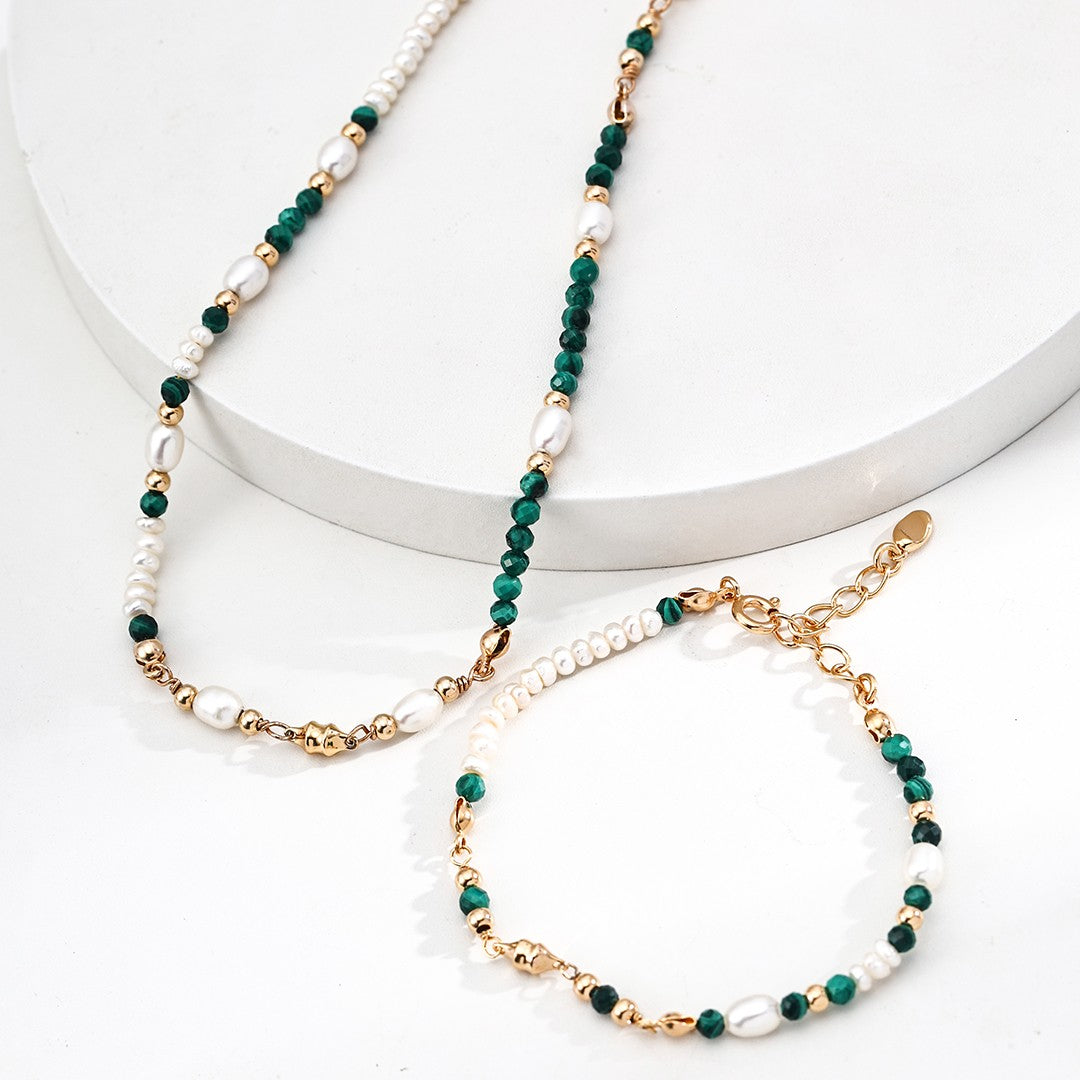 Malachite＆Pearl Jewelry Set Ⅱ
