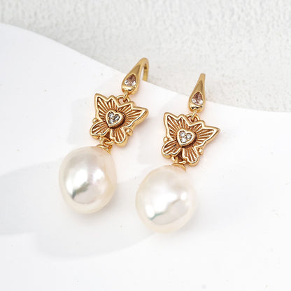 Pearl Pendant Earrings Ⅺ
