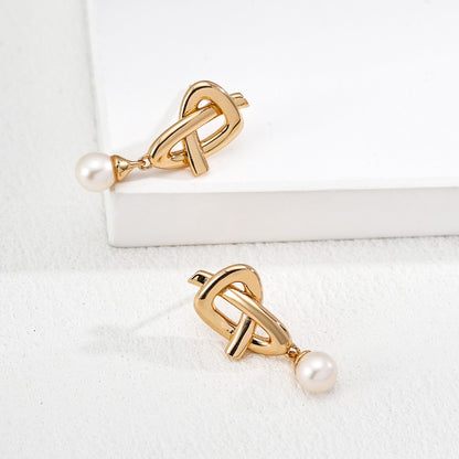 Pearl Pendant Earrings Ⅷ