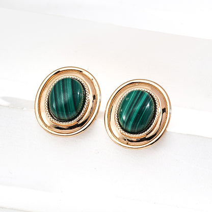Malachite Earrings Ⅲ