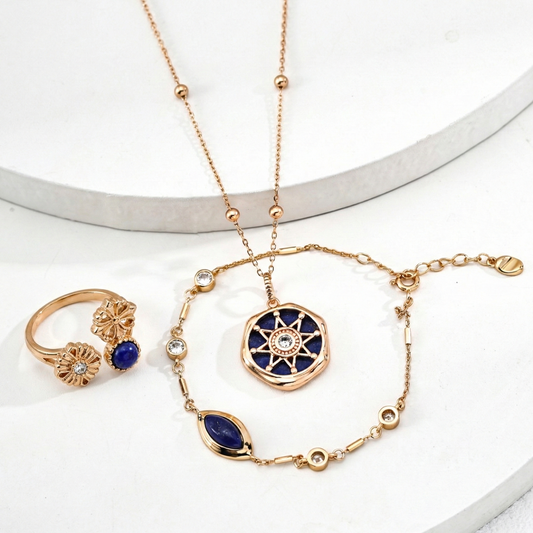 Conjunto de joyas de lapislázuli III