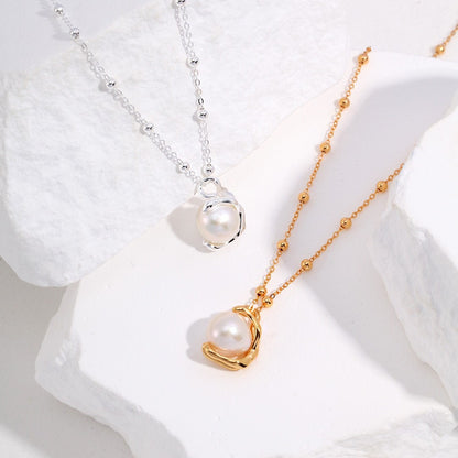 Collar con colgante de perlas III