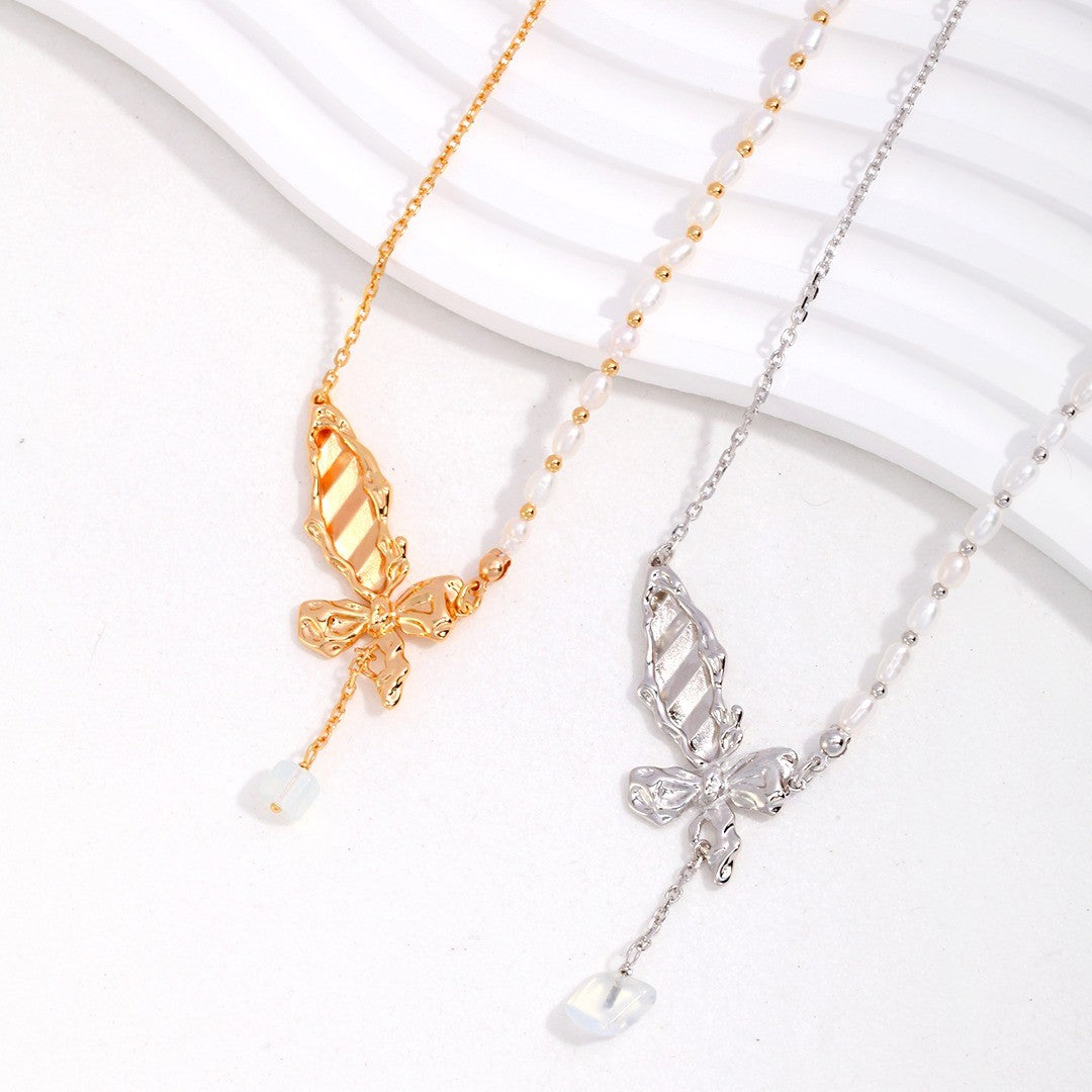 Butterfly Shaped Pendant Necklace Ⅱ