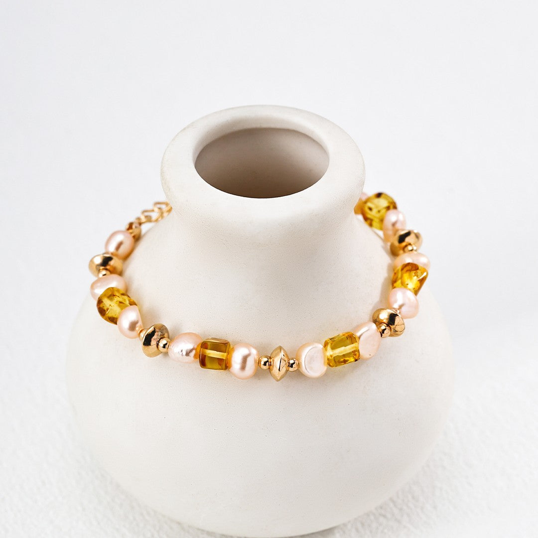 Amber & Pearl Bracelet Ⅱ