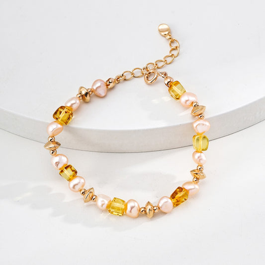 Amber & Pearl Bracelet Ⅱ