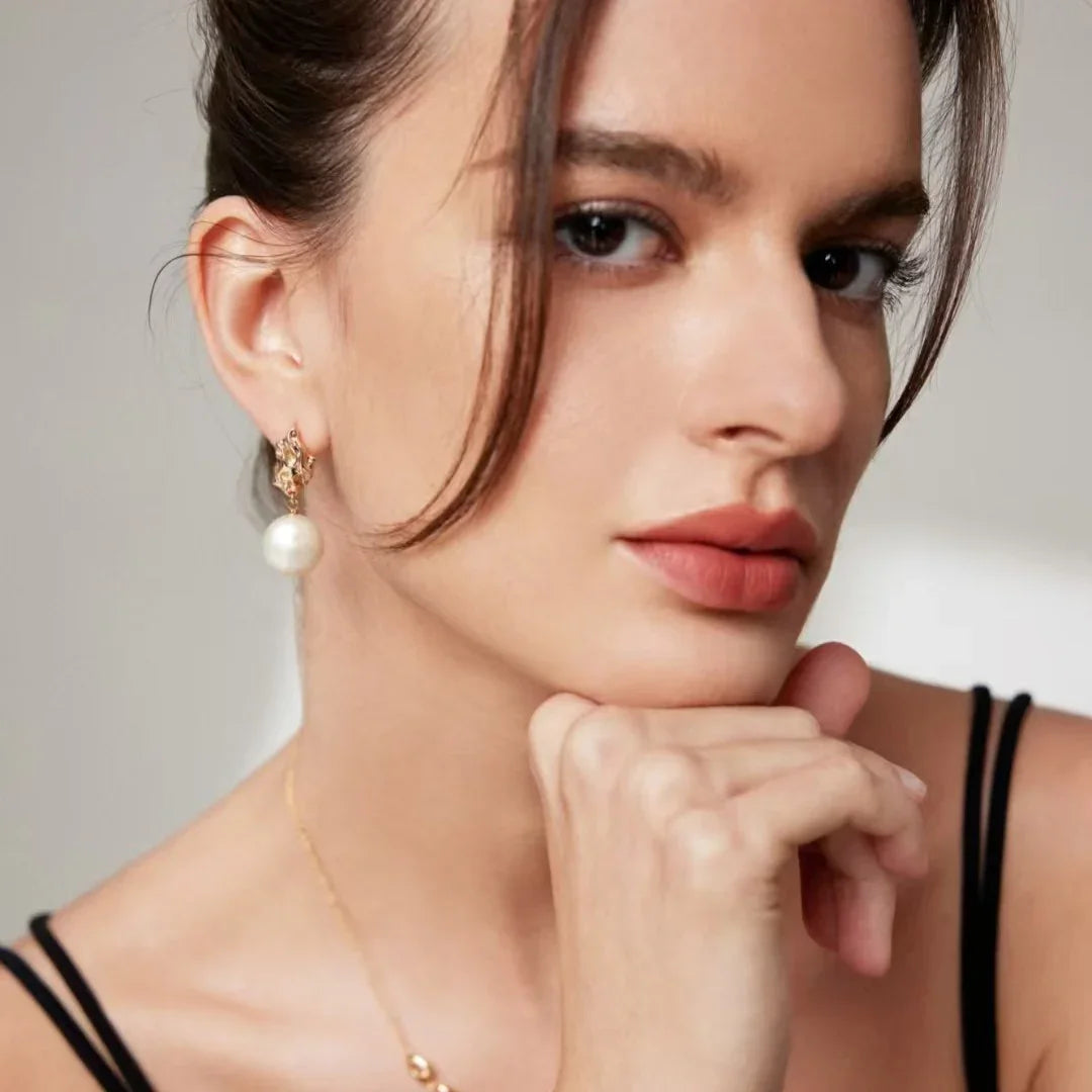 Pearl Pendant Earrings XIV