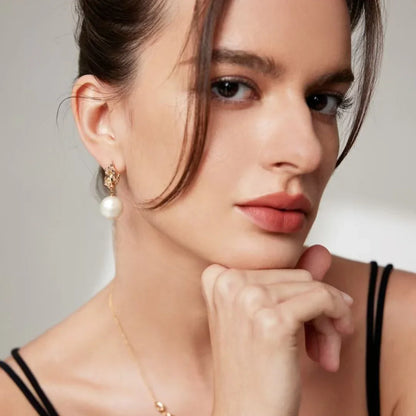 Pearl Pendant Earrings XIV