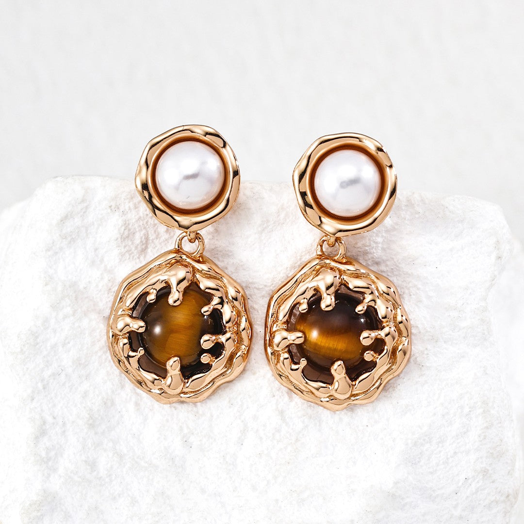 Tiger Eye Stone/Turquoise Jewelry Set