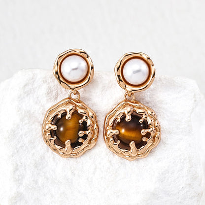 Tiger Eye Stone/Turquoise Jewelry Set